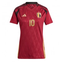 Maglia Calcio Belgio Romelu Lukaku #10 Prima Divisa Donna Europei 2024 Manica Corta